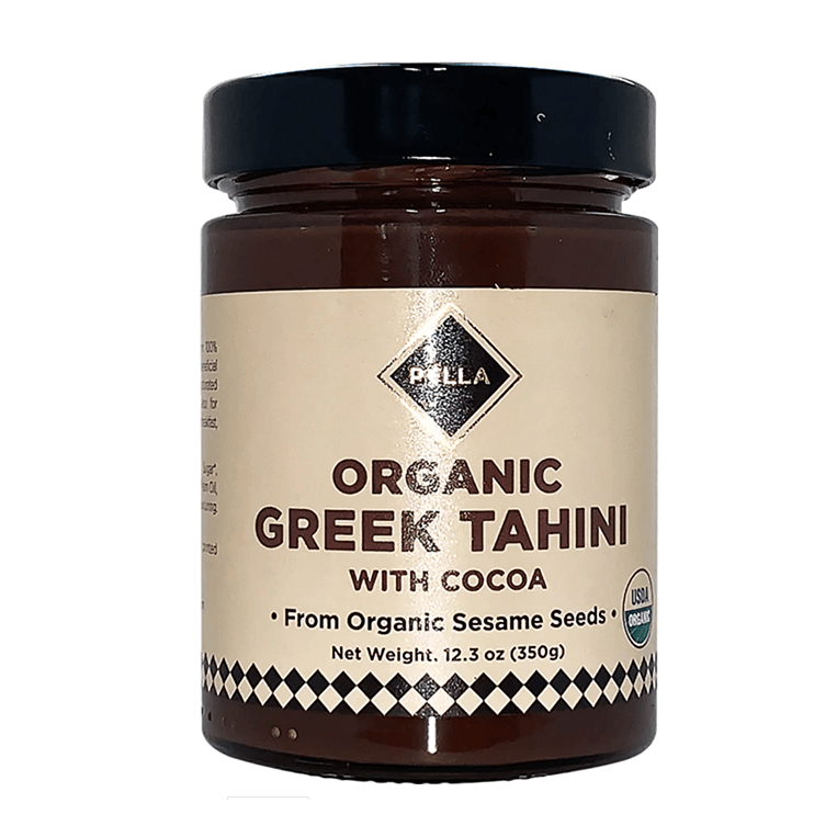 Pella Organic Greek Tahini with Cocoa - 12.3oz Jar